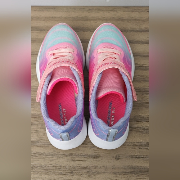 Skechers Kids' Pink and Blue Sneakers - Picture 6 of 8